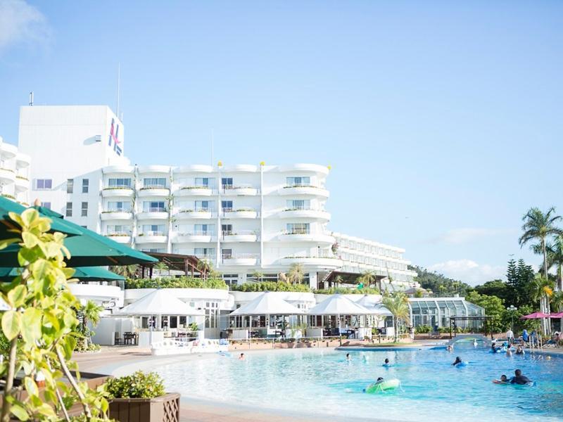 Okinawa Kariyushi Beach Resort Ocean Spa Onna Exterior photo